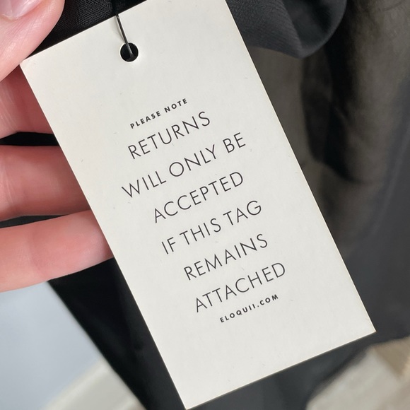 NWT Eloquii Black Sheer Blouse - Size 24 - Picture 3 of 5